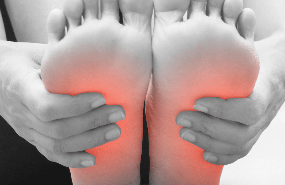 Arch pain (usually Plantar Fasciitis) is pain that is usually felt first thing in the morning or after rising from a prolonged resting position. The pain usually increases following an increase in activity involving the feet.